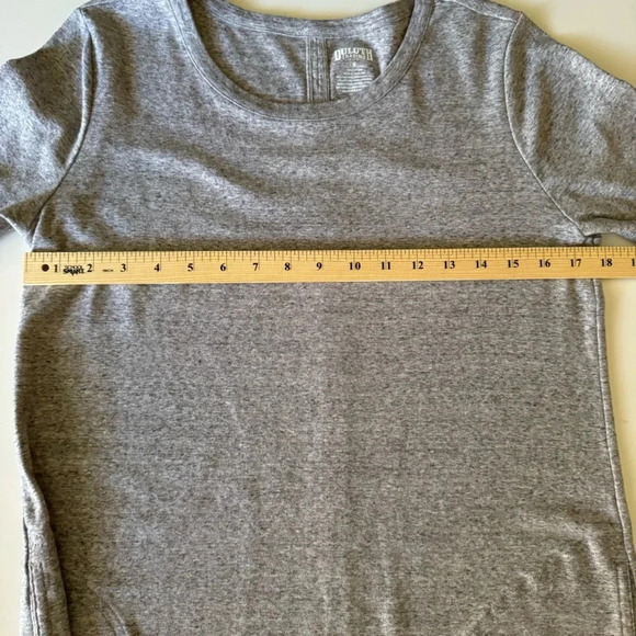 Duluth Trading Co Longtail 100% cotton T shirt knit Dress pockets Women’s Small - Picture 9 of 13